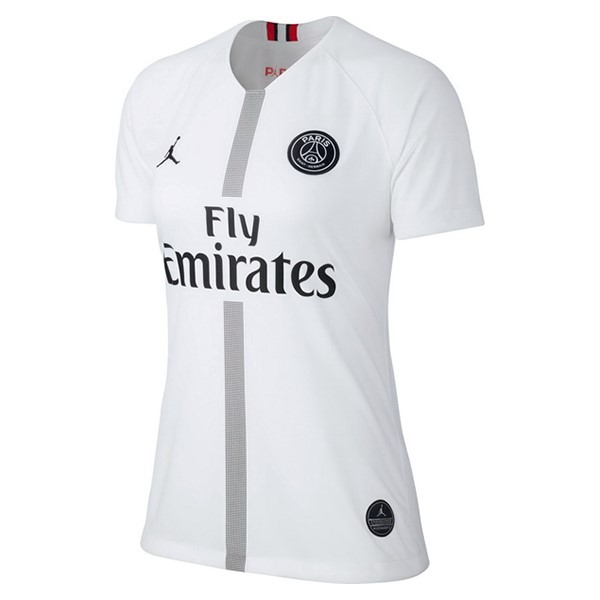 JORDAN Camiseta Paris Saint Germain 3ª 2ª Mujer 2018/19 Blanco